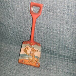 Metal Ohio wholesale Reproduction Retro Beach Sand Shovel 12" Puppy Dog & Fish